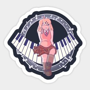 kaede akamatsu Sticker